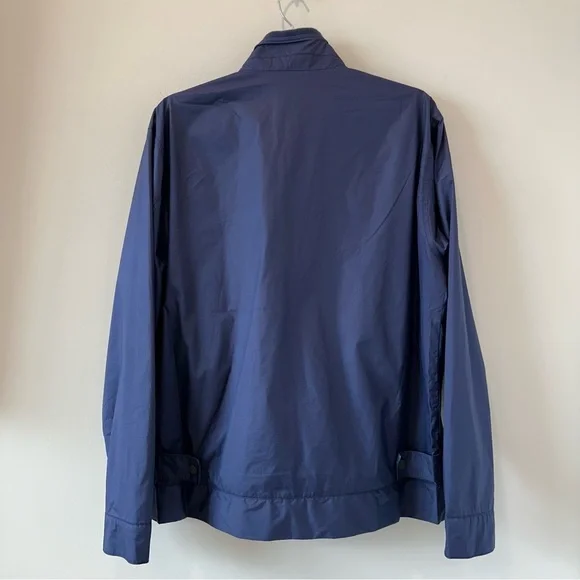 Peter Millar Hartford Jacket Mens Large Blue Full Zip Windbreaker Coat Layering - Picture 16 of 16